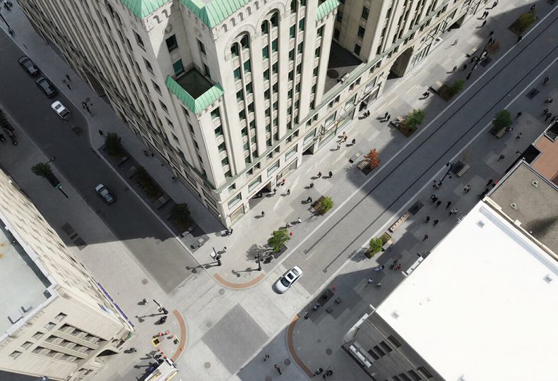 Voir le projet Réaménagement de la rue Sainte-Catherine Ouest, de Mansfield à Peel 