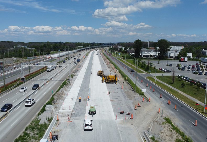 Voir le projet Reconstruction des dalles de béton de l’autoroute 40