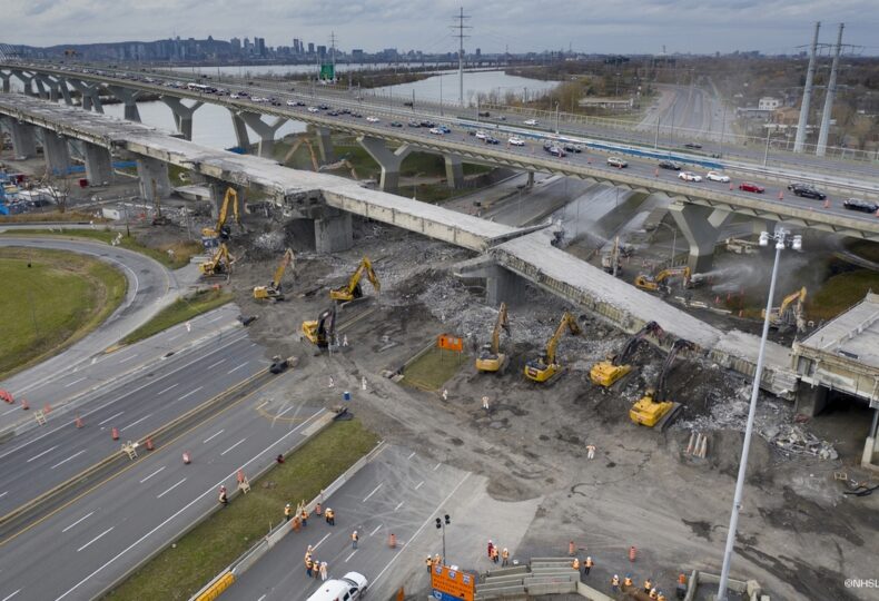 Voir le projet Déconstruction du pont Champlain d’origine